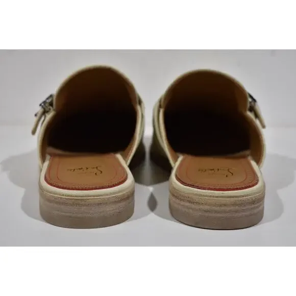 Christian Louboutin Muloman Flat Beige Suede Backless Slide Loafer Mule 42 9